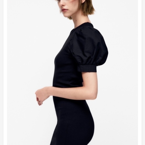 VOLUMINOUS SLEEVE DRESS - Picture 5 of 7